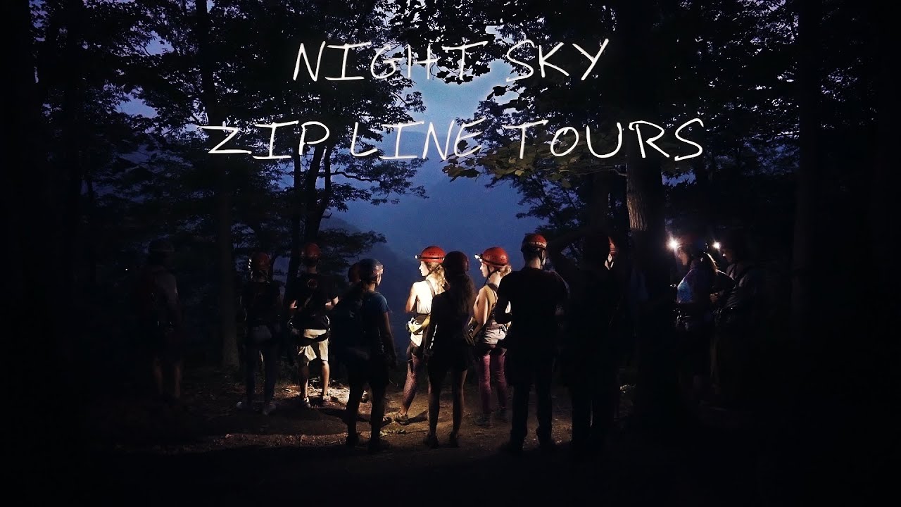 Night Sky Zip Line Tours w/ Ace Adventure Resort YouTube