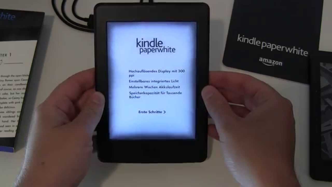 Amazon Kindle Paperwhite 300ppi 2015 Einrichten Und Erster Eindruck Youtube