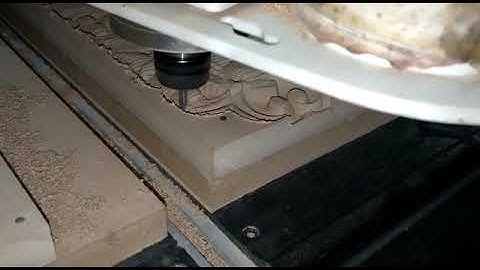 CNC Mirror Frame on Wood by CNC KRAL MACHINES PAKISTAN