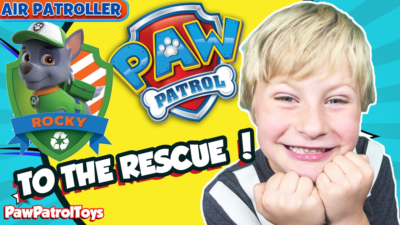 air patroller argos PAW PATROL AIR RESCUE App Johnny helps save Adventure Baby with Rocky a Paw Patrol Gaming Video