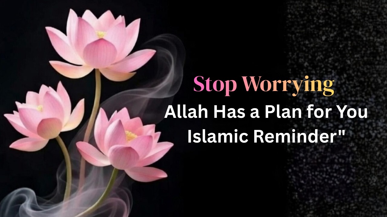 Stop Worrying — Allah Has a Plan for You Islam