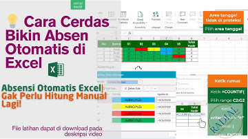 Tracking Kehadiran Otomatis dengan Excel | Lengkap & Praktis