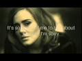 Hello -Adele lyrics/letra