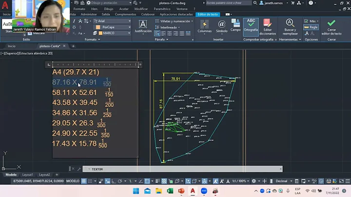 IMPRESIONES MODEL LAYOUT AUTOCAD (Escala, tamao de...
