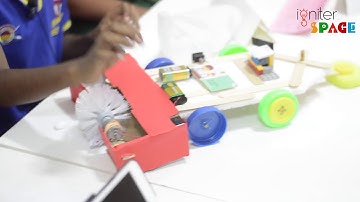 Aadils Creation : Bolt the Cleaning Robot