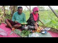 Masakan Kampung Sayur Asem, Ikan Asin, Sambal Tomat Dan Lalapan