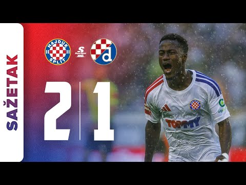 SAŽETAK | Hajduk 2️⃣:1️⃣ Dinamo | 🔴🔵
