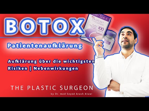 Video: Botox Für Depressionen: Forschung, Nutzen, Verfahren, Nebenwirkungen, Risiken