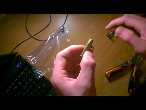 How to make a bullet necklace !!!! WARNING DANGEROUS !!!!