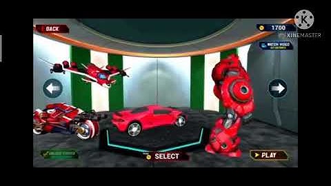 Optimus prime multiple transformation jet robot car game -android gameplay