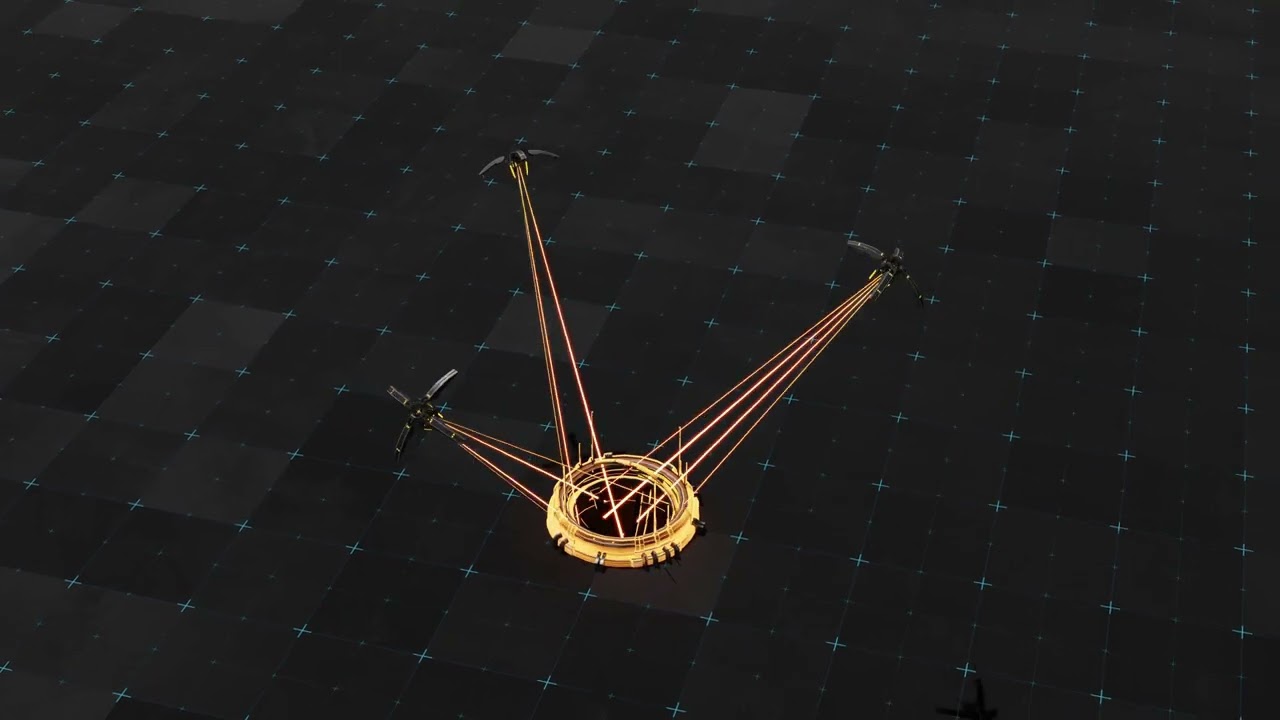 Sanctuary: Shattered Sun - Building Drones (The Guard Faction) Concept Art