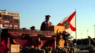 Nicholas Karay's cool graduation speech off the dizzome