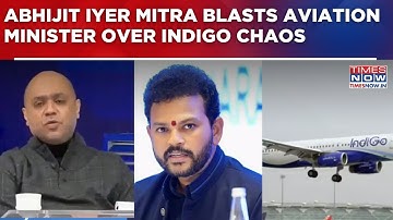 Abhijit Iyer Mitra Goes All Out Against Aviation Minister Ram Mohan Naidu Over IndiGo Chaos | Watch