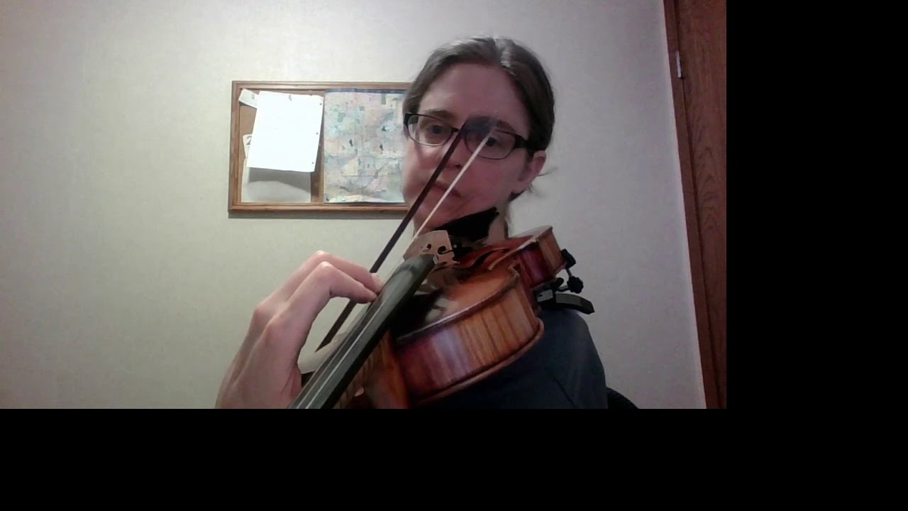 3 Octave D flat natural minor violin scale with fingerings and ...