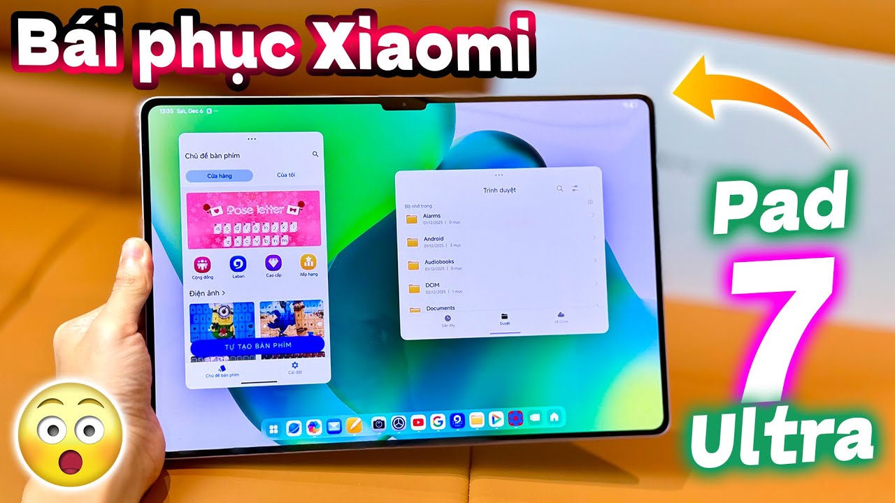 Đây là Xiaomi Pad 7 Ultra: Viền màn hình BÁI PHỤC, 14 inches AMOLED luôn ạ !