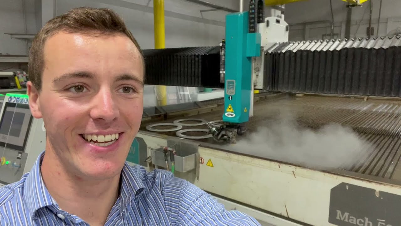 FLOW 500 5-axis CNC Waterjet with 3D cutting - Largest Footprint in Florida - All Points Boats (APB)