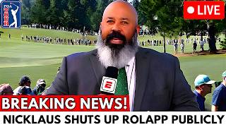 PGA Tour in CHAOS: Jack Nicklaus Leaves Brian Rolapp Speechless in Front of Everyone