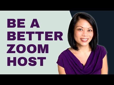 Video Zoom Meeting Tips For Hosts (Host Your First Meeting... - youtube