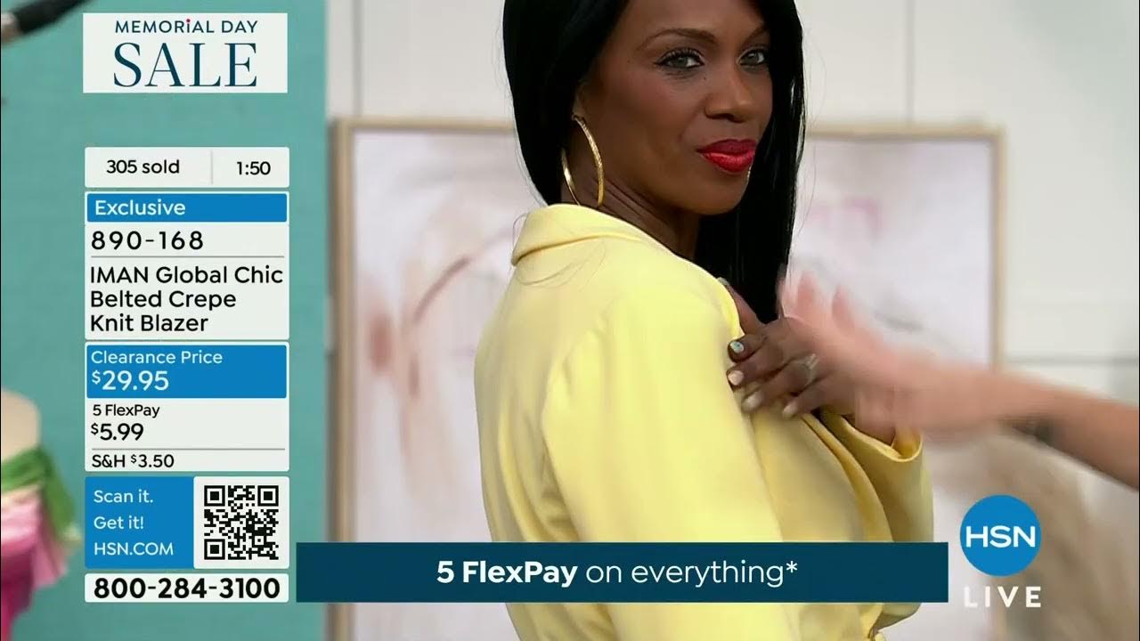 HSN IMAN Global Chic Fashions All On Sale 05.24.2025 03 PM YouTube