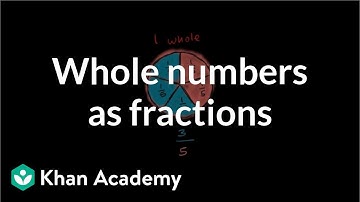 Whole numbers as fractions | Fractions | 3rd grade | Khan Academy