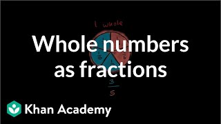 Whole numbers as fractions | Fractions | 3rd grade | Khan Academy