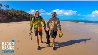 Ran Down Wild Pigs on the Beach for Food (Most memorable Catch & Cook)