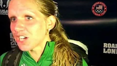 Lisa Uhl Interview #2 after 2012 Olympic Track Tri...