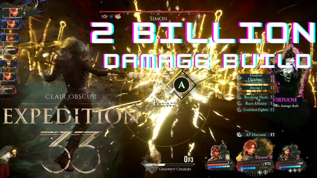 2 BILLION Damage Build | Simon x100 health | Clair Obscur: Expedition 33
