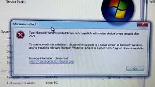 How to Fix Windows 7 install SHA-2 update drivers signature 