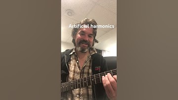 how to play artificial harmonics