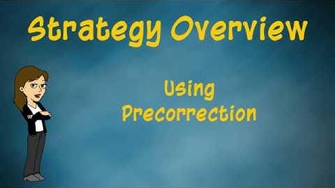Using Precorrection
