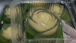 Thai dessert วิธีทำแป้งขนมเทียนแก้ว