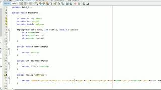 JAVA Lab 5 (Inheritance)