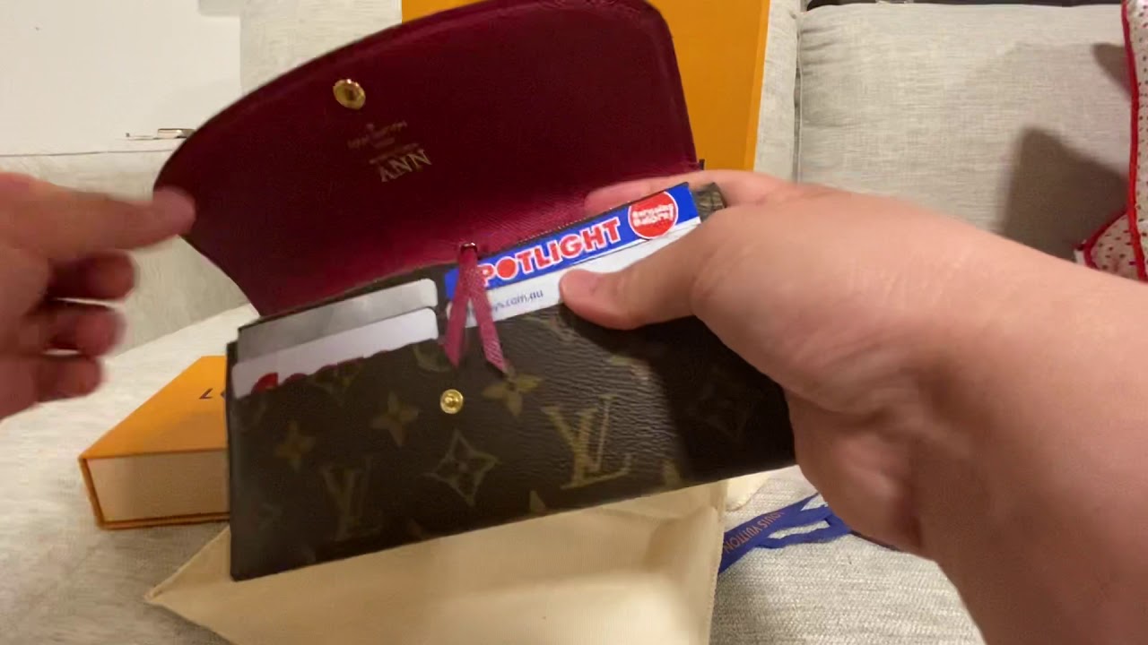 SLG-Louis Vuitton Emilie Wallet Monogram Empreinte REVIEW-What