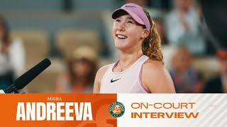 Mirra Andreeva | Semi-final on-court Interview | Roland-Garros 2026
