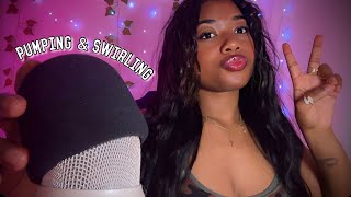 ASMR VERY Intense Mouth Sounds   Mic Pumping/Swirling (1 Hour)