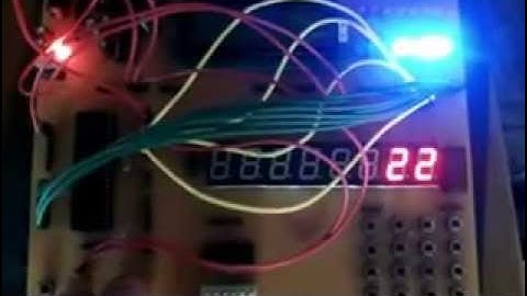 seven segment (2-digit) multiplexing