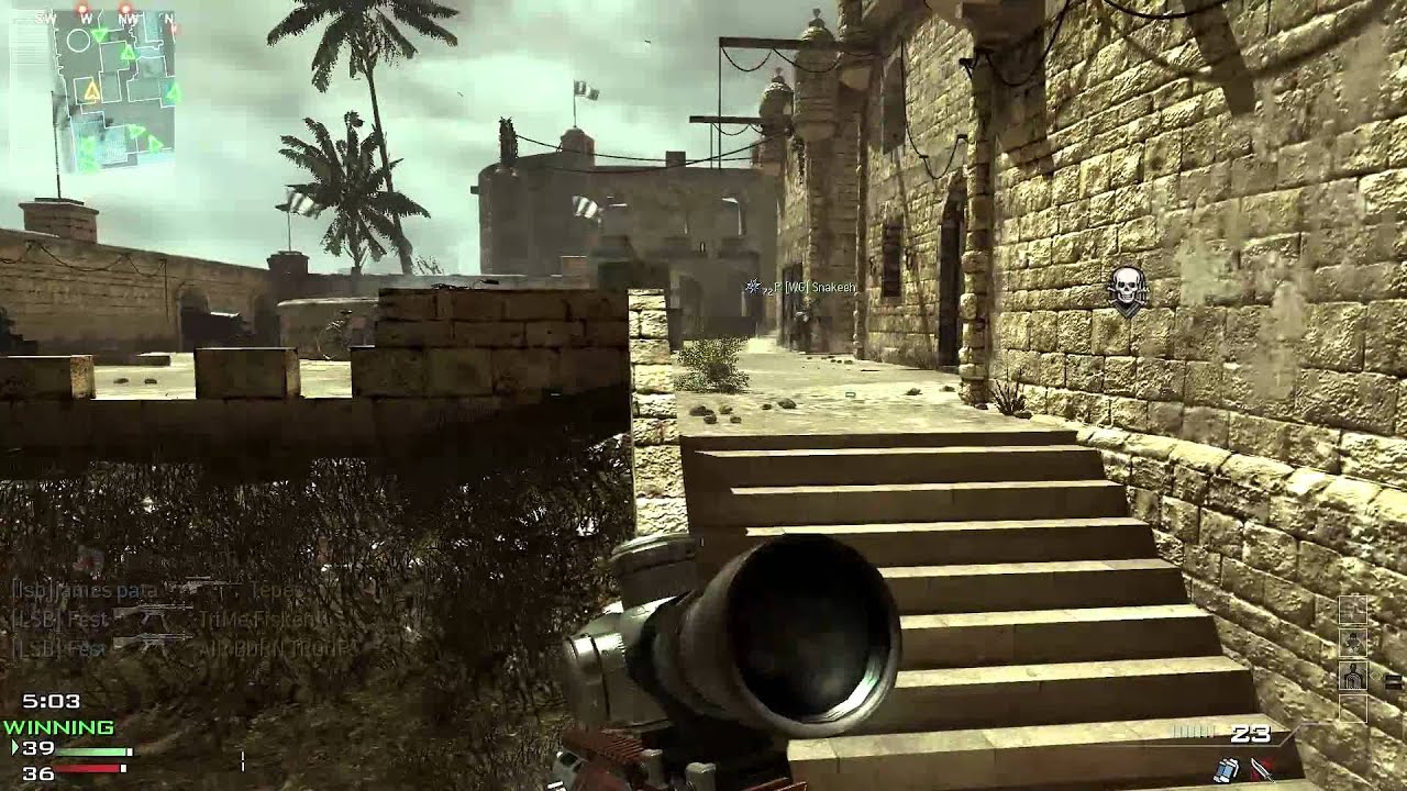 MW3 - GWKC på seatown, MSR med stordragon