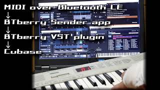 BTberry demo / Bluetooth MIDI VST plugin and app screenshot 5
