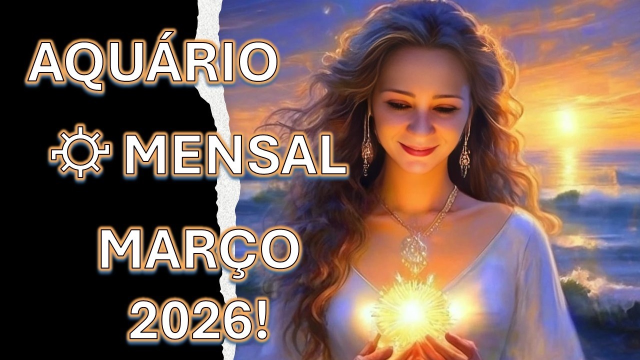♒AQUÁRIO🔮 MENSAL MARÇO DE 2026!