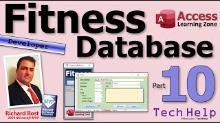 Microsoft Access Fitness Database Part 10:  Using RecordsetClone to Navigate Form Records