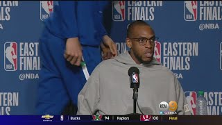 WATCH: Giannis Antetokounmpo Abruptly Leaves Post-Game Press Conference