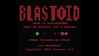 BLASTOID ( MSX ) MSX dev22