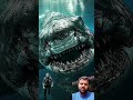 Magalodon Shark in the ocean.🌊😱 #ocean #fish #trending #shortsfeed#ytshorts #viralshort#facts #reels