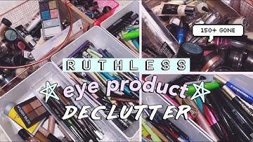 RUTHLESS MAKEUP DECLUTTER 2021 | The Beauty Vault