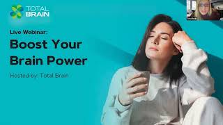 Boost Your Brain Power Webinar Trailer