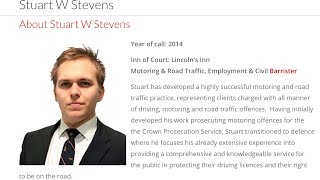 Details Stuart W Stevens - Motoring and Civil Direct Access Barrister Update