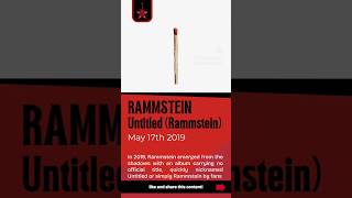 RAMMSTEIN - Untitled (Rammstein) (2019) #onthisday #metal #metalreview #industrialmetal #rammstein