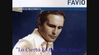 Leonardo Favio - Lo Cierto Es Que No Estás chords