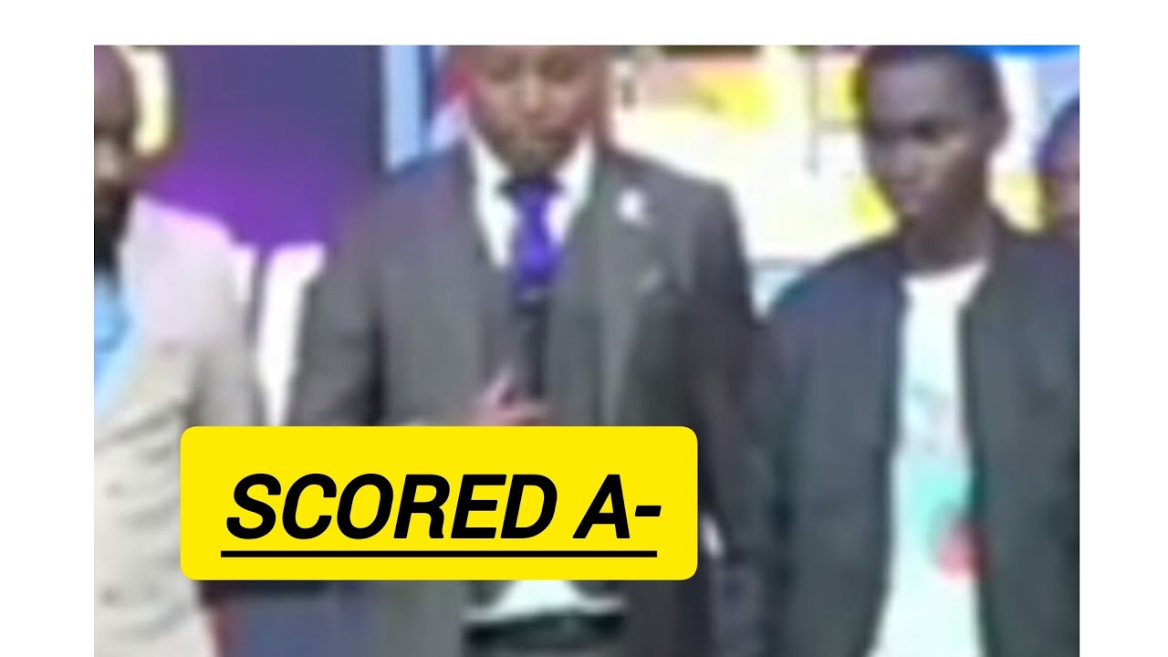 Bishop Ben was unable to hide his joy after all of his students under his schooler ship scored A..